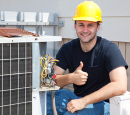 Air Condioner Repairman Thumbsup